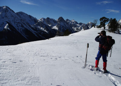 Fent raquetes pel Parc Nacional d'Aigüestortes i Estany de Sant Maurici